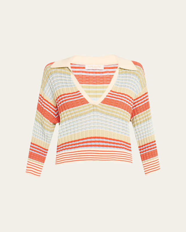 Striped Azaria Blous